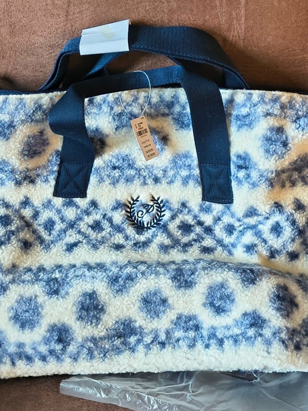 VS PINK Cozy Plush Weekender Bag